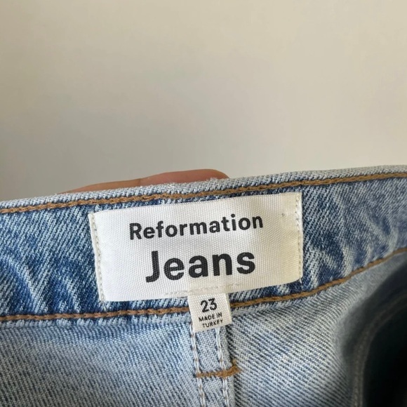 Reformation liza ultra high‎ rise straight aden - Picture 9 of 11